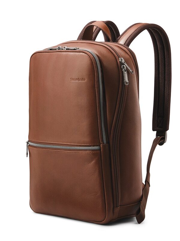 SAMSONITE CLASSIC LEATHER SLIM BACKPACK 14.1"