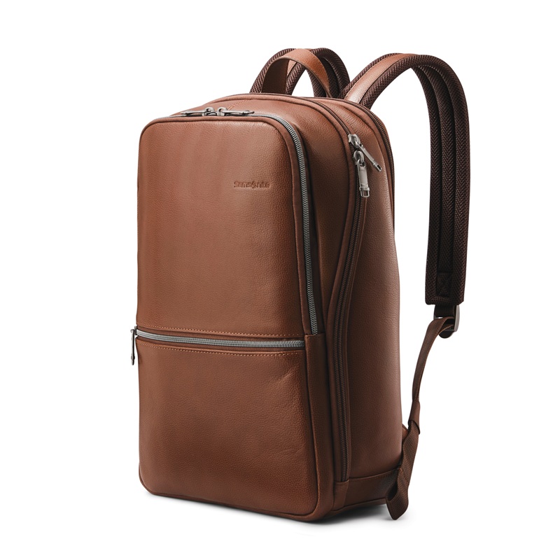 SAMSONITE CLASSIC LEATHER SLIM BACKPACK 14.1"
