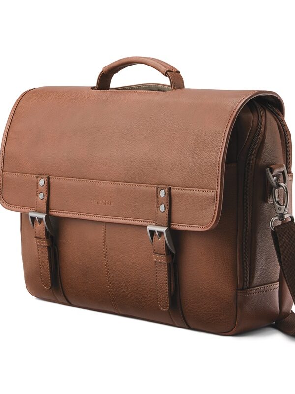 SAMSONITE CLASSIC LEATHER FLAPOVER 15.6"