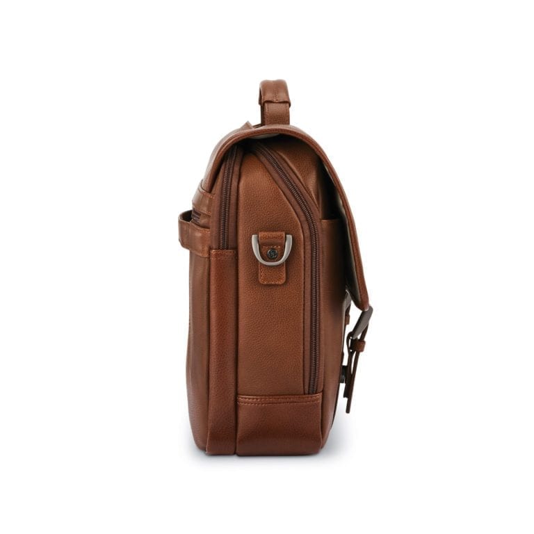 samsonite classic leather flapover