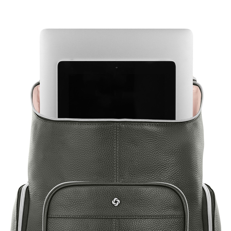 SAMSONITE MOBILE SOLUTION 2 LEATHER - DELUXE BACKPACK 15.5" - Image 3