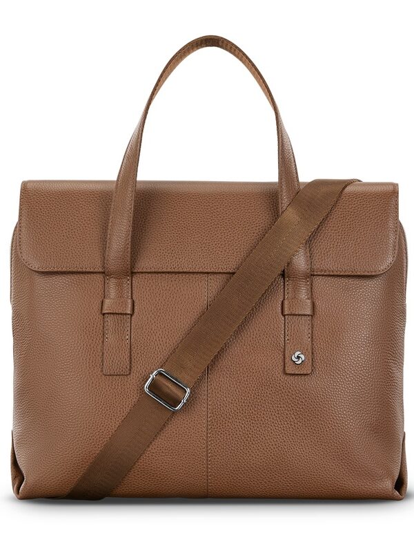 SAMSONITE MOBILE SOLUTION 2 LEATHER - CONVERTABLE BRIEF 15.5"