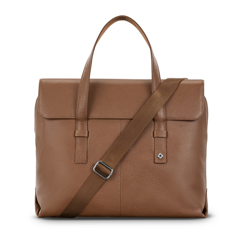 SAMSONITE MOBILE SOLUTION 2 LEATHER - CONVERTABLE BRIEF 15.5"