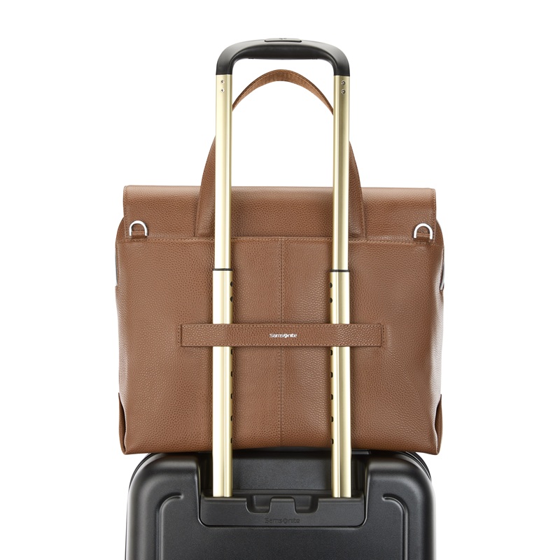 SAMSONITE MOBILE SOLUTION 2 LEATHER - CONVERTABLE BRIEF 15.5" - Image 4