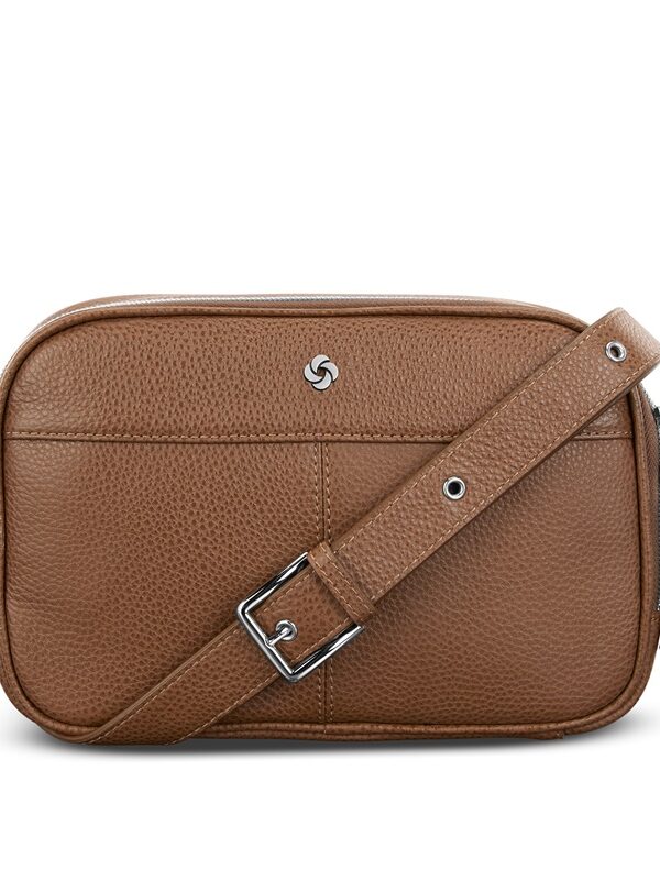 SAMSONITE MOBILE SOLUTION 2 LEATHER - RFID CROSSBODY
